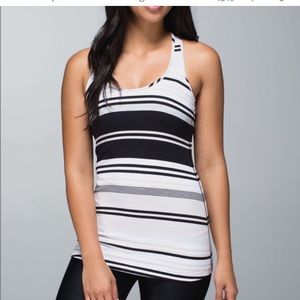 Lululemon Cool Striped Racerback Tank Top